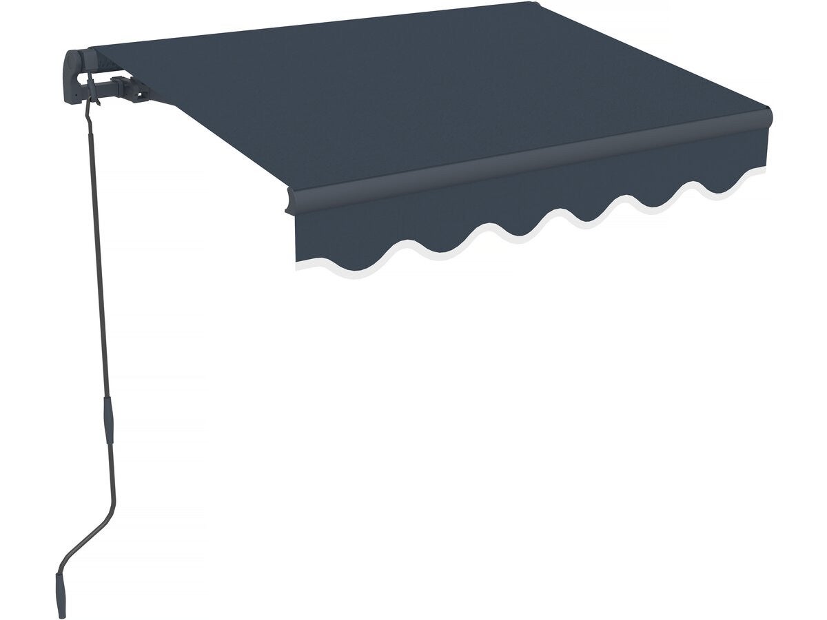 Markiza aluminiowa "Ombra 1" - 160 x 120 cm - Szara