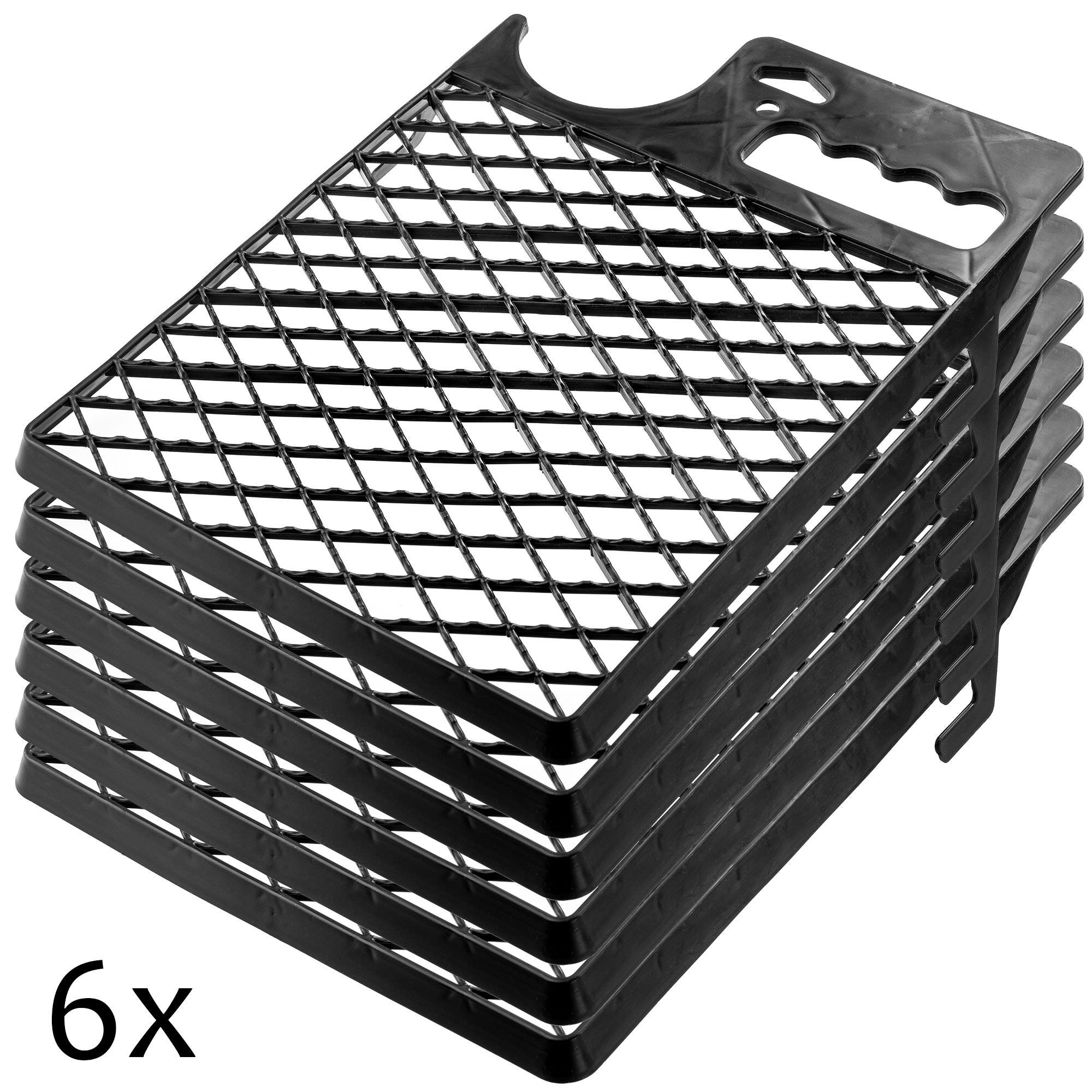 KRATKA MALARSKA MAŁA 230x305mm DO WAŁKA CZARNA Z UCHWYTEM NA WIADRO 6szt