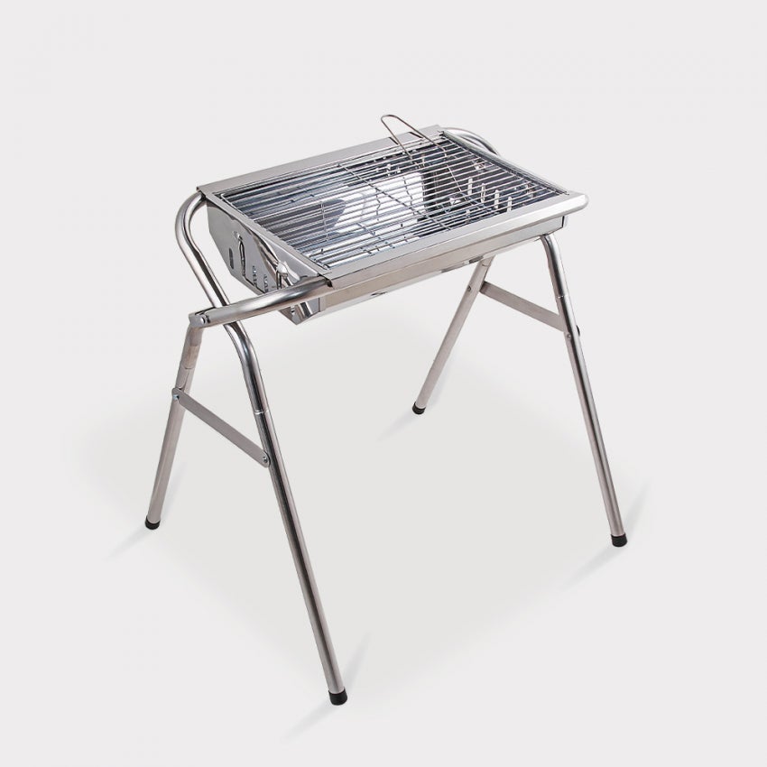 Barbecue Pieghevole Relags Basic: Griglia Da Campeggio Compatta Per Grigliate Spontanee, 29x21,5 Cm