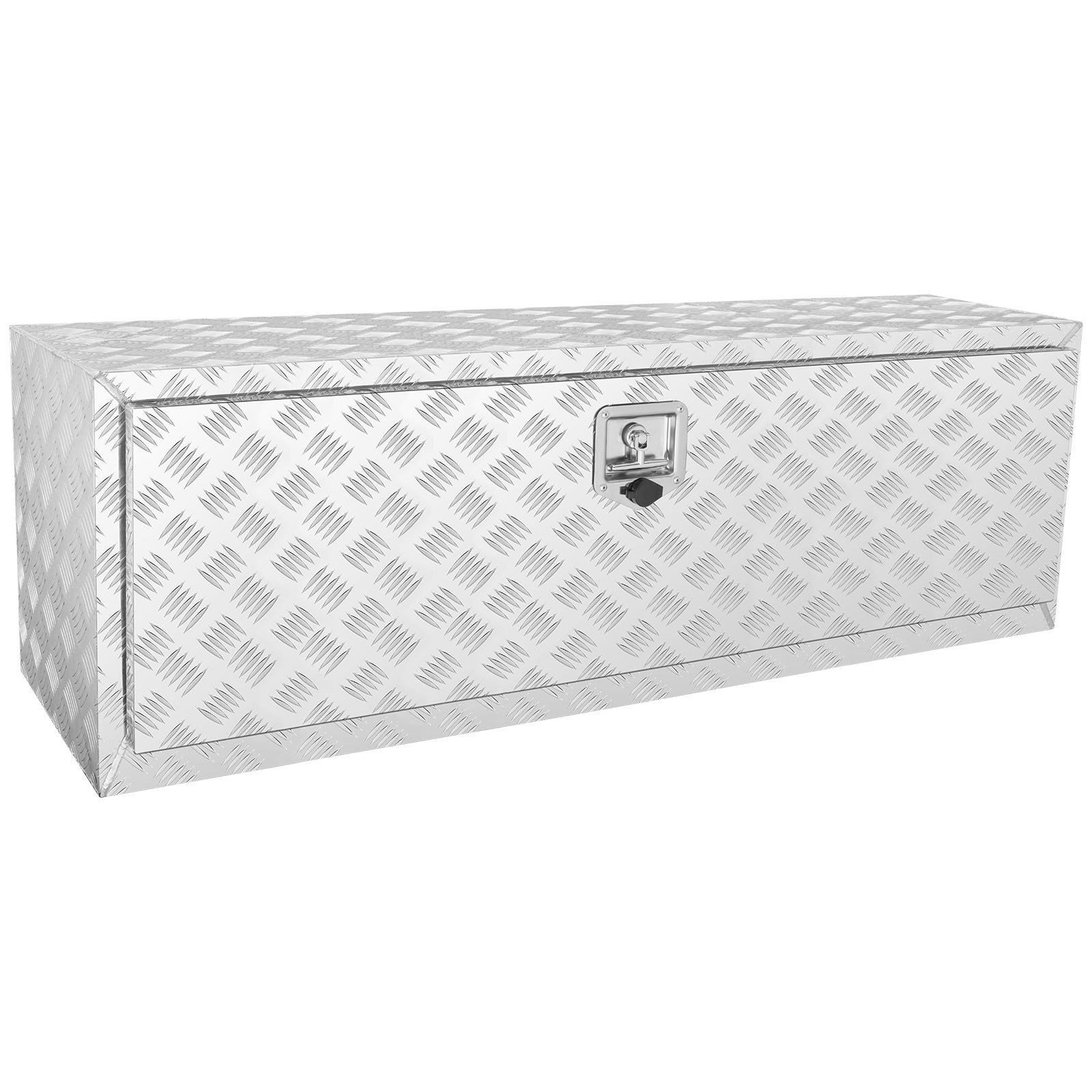 Skrzynia podwoziowa, skrzynia do przechowywania pick-upów o wymiarach 1219 x 430 x 460 mm, aluminiowa skrzynka narzędziowa z zamkiem i kluczami, VEVOR