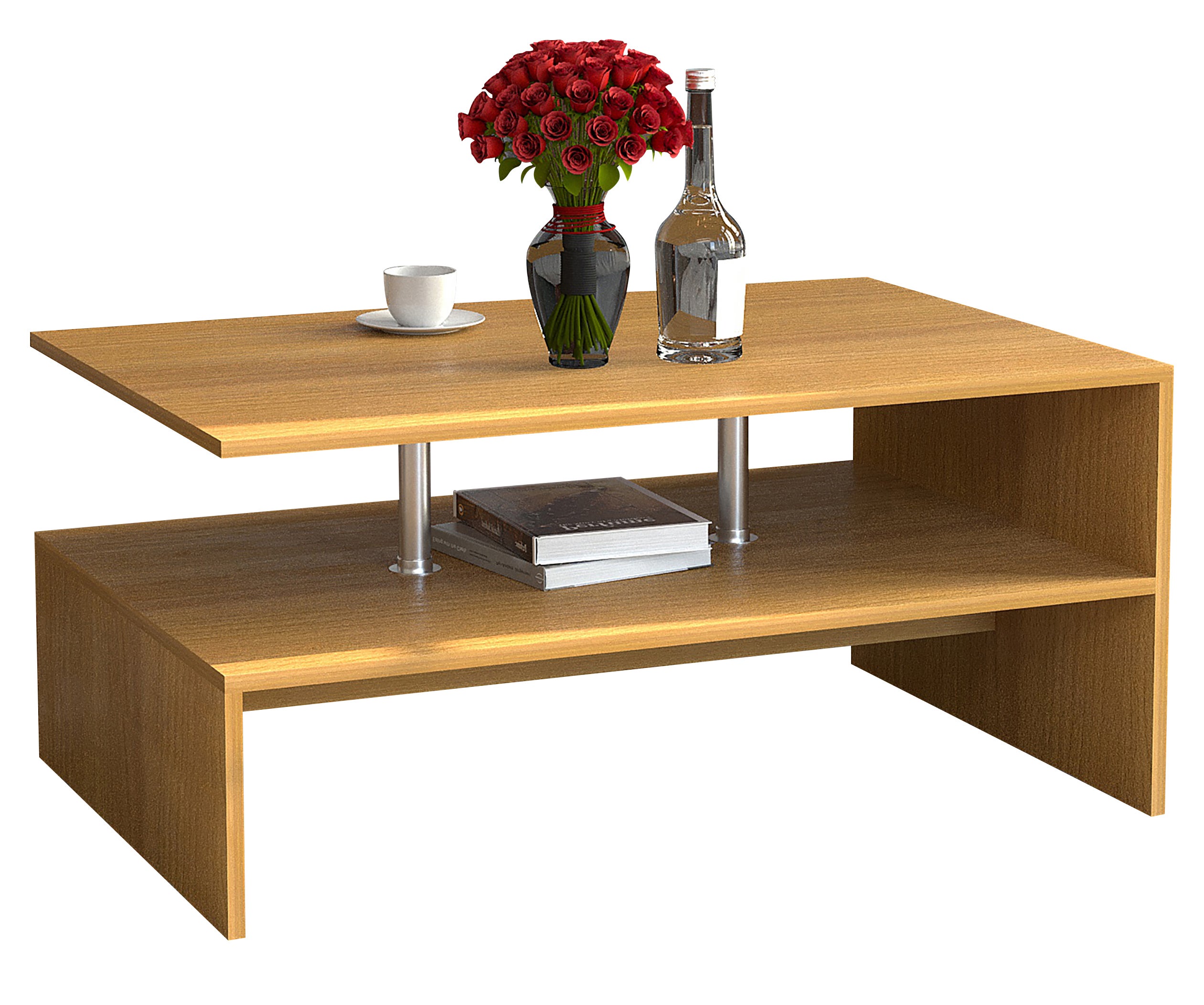 VCM Table basse Maliso Livre H. 42 x B. 90 x T. 60 cm | Leroy Merlin