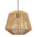 Suspension Atmosphera Jily Corde Ethnique - Diamètre 29 Cm - Style Naturel & Bohème