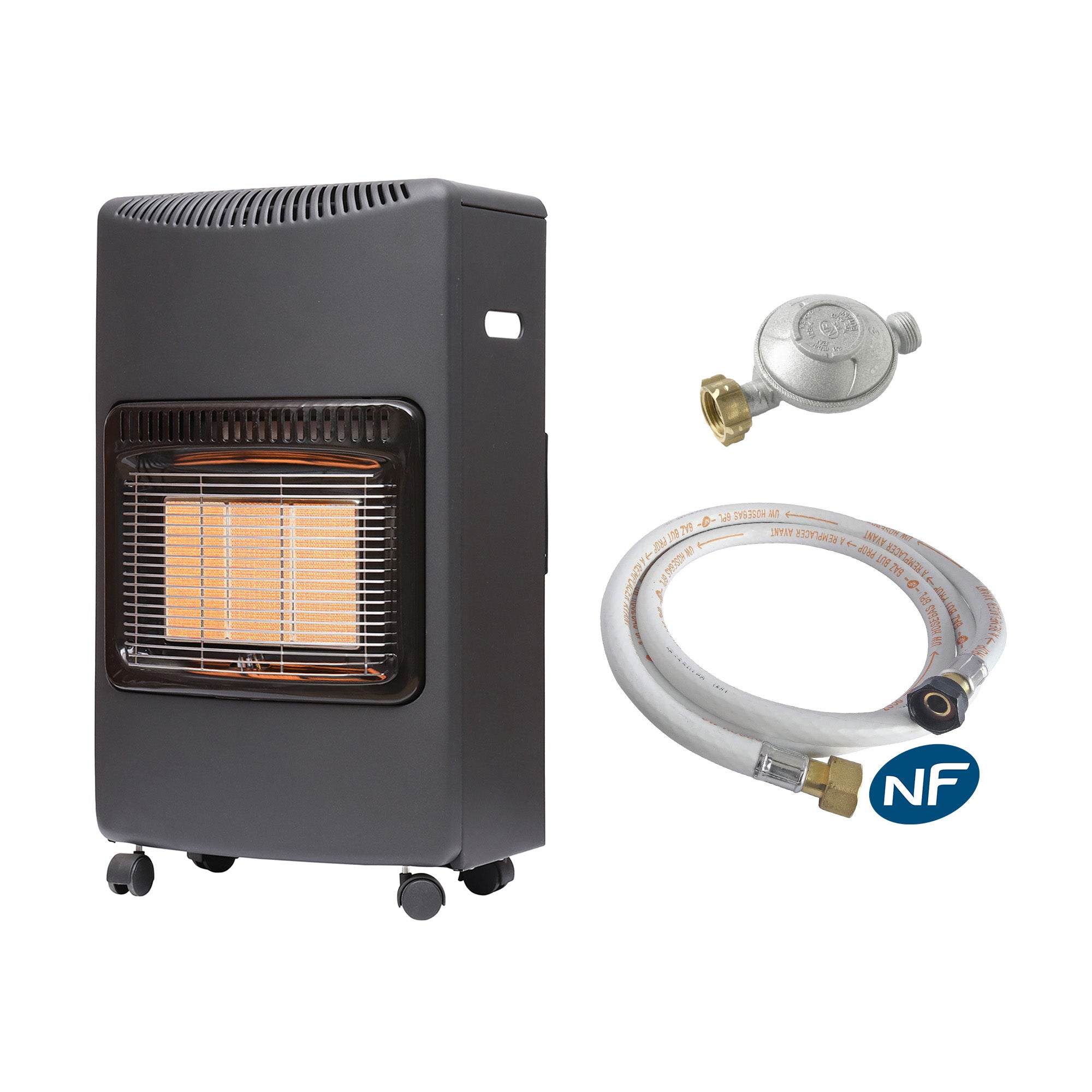 Piec gazowy na podczerwień Loros Sannover 4200 W + kompletny zestaw NF