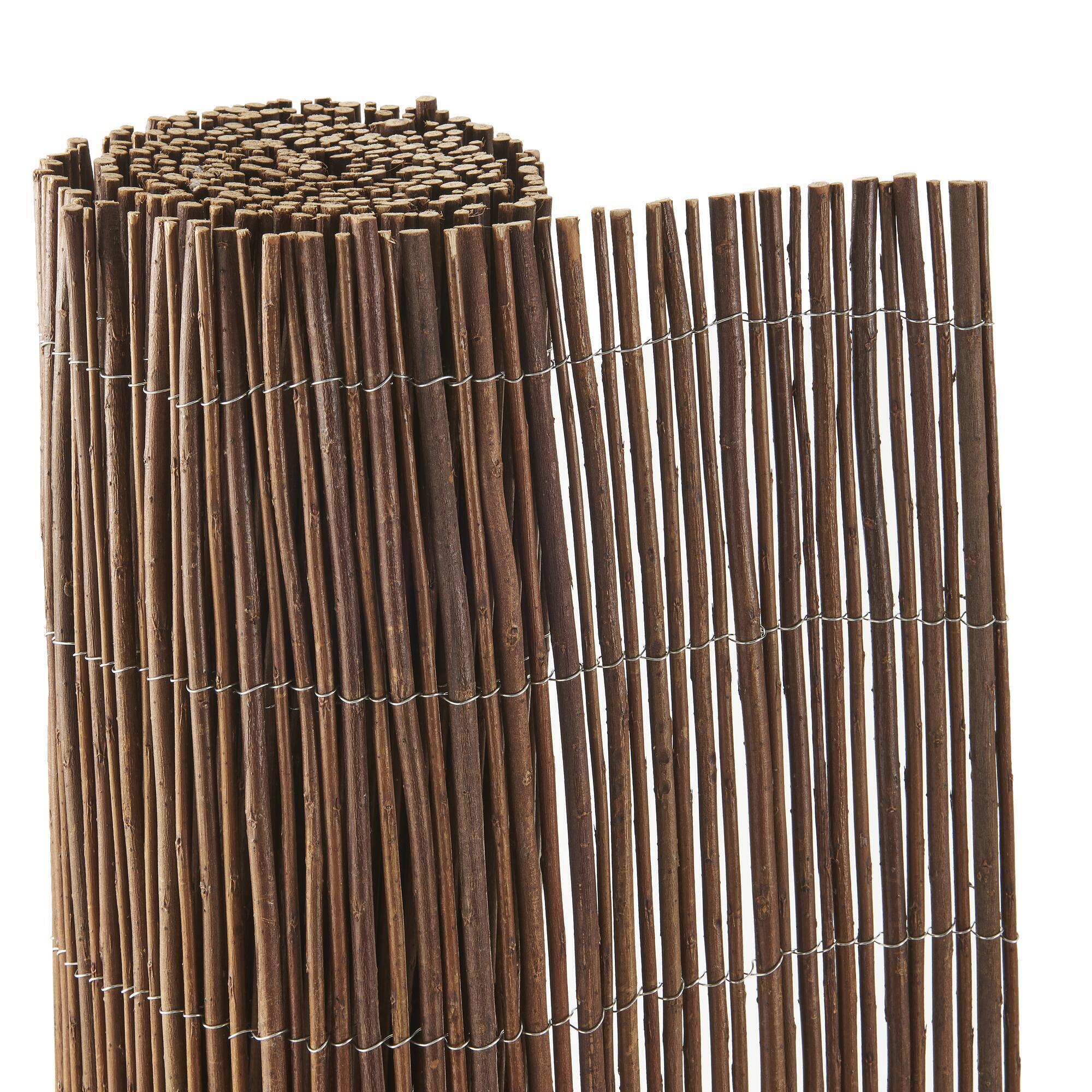 Canniccio in vimini decorativo, naturale, 1,6 kg/m², H.1 x L.3 m, NATERIAL - 4