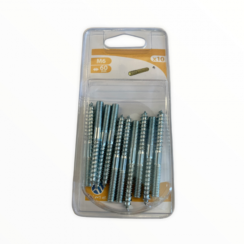 Goujons Filetés AERZETIX M6 X 60 Mm (lot De 10) – La Double Vie De La Vis Inox !