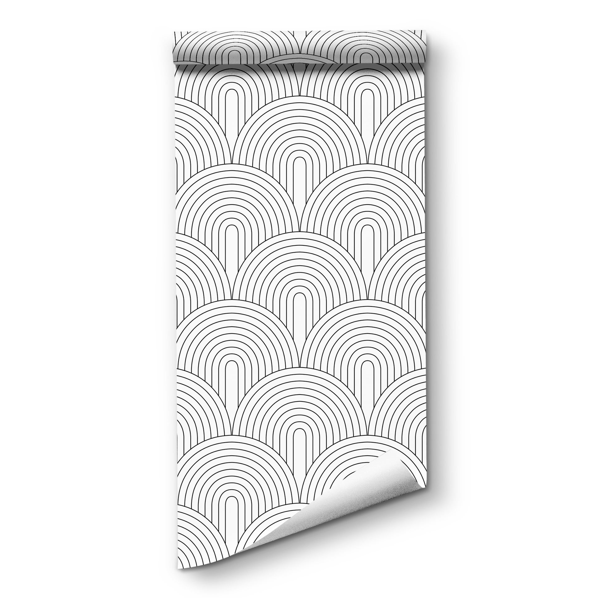 Tapeta samoprzylepna - Folia samoprzylepna do mebli - 45 x 300 cm - nowoczesny i minimalistyczny wzór w geometryczne paski, do kuchni lub na parapet