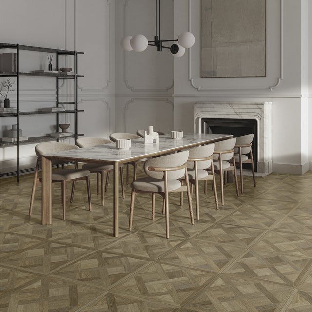 Carrelage sol imitation parquet Iraty noyer 60x60 cm - Réflex Boutique