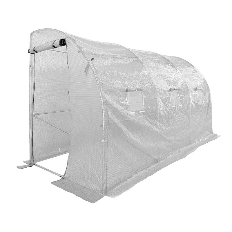 Tunel ogrodowy 4iQ Group 4x1,5m Biały Folia UV