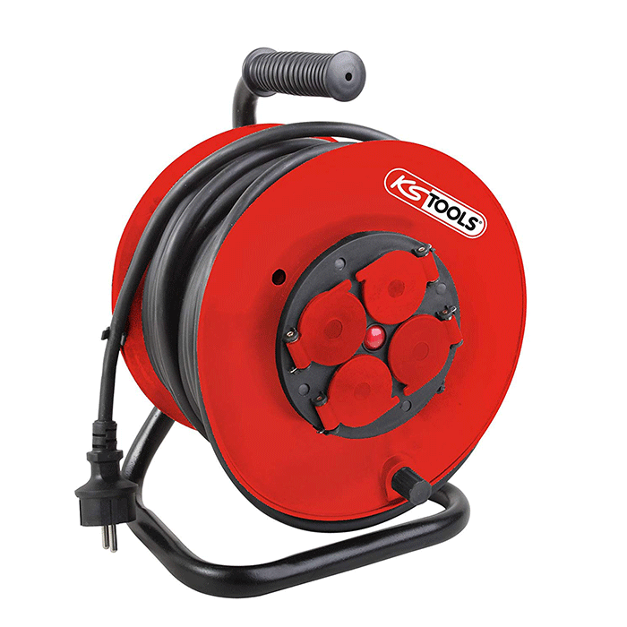 KS TOOLS 150.4224 Enrouleur électrique sur touret 3x2,5mm² IP44 - 3
