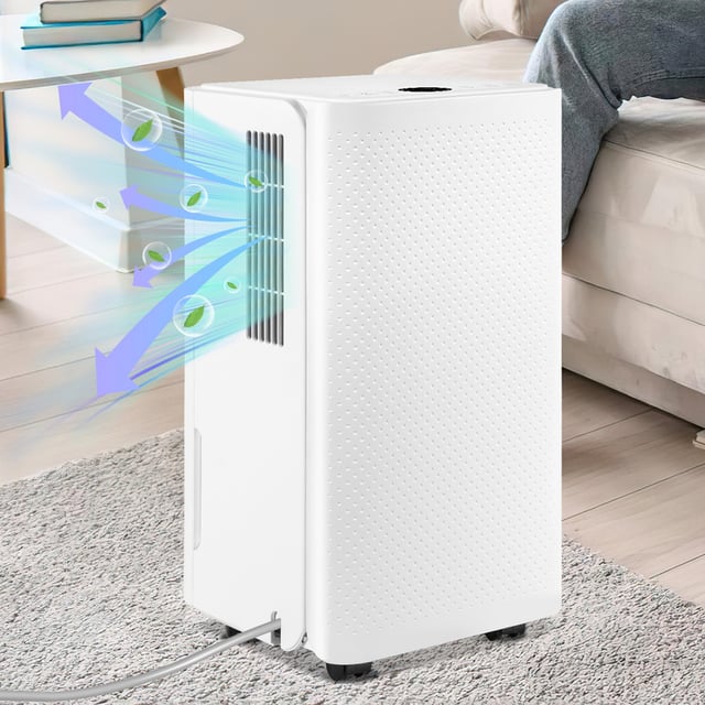 Déshumidificateur d'air 16L/Jour , Déshumidificateur Anti Moisissure Portable Silencieux 38dB 20m²-25m