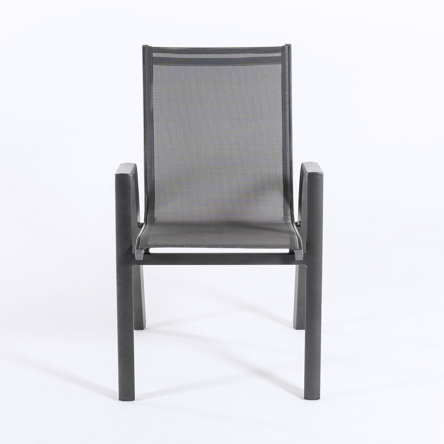 Sillón de terraza en aluminio antracita reforzado de alta estabilidad - 8