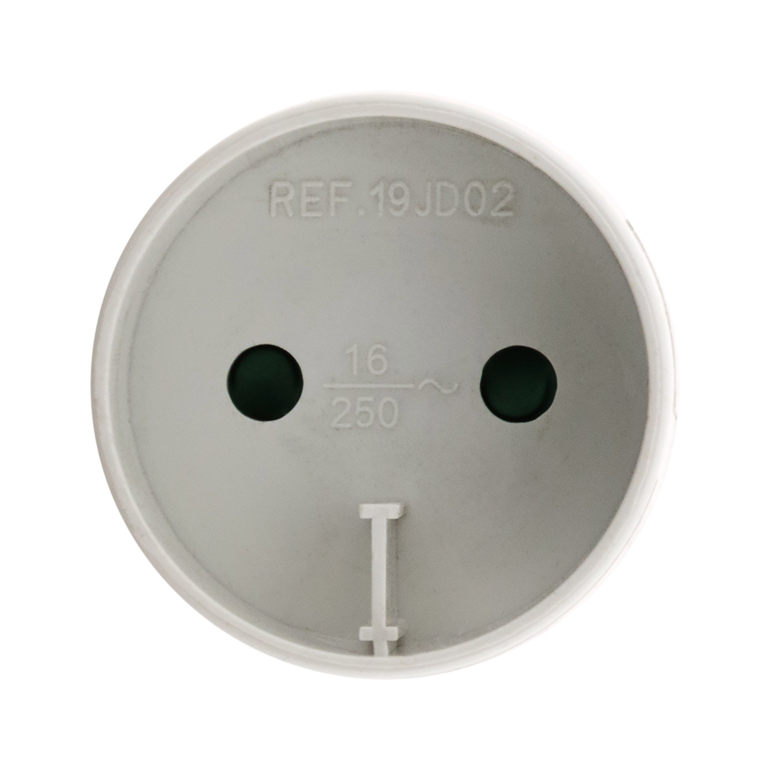 Adaptateur voyage USA/UE - Blanc - Zenitech - 2