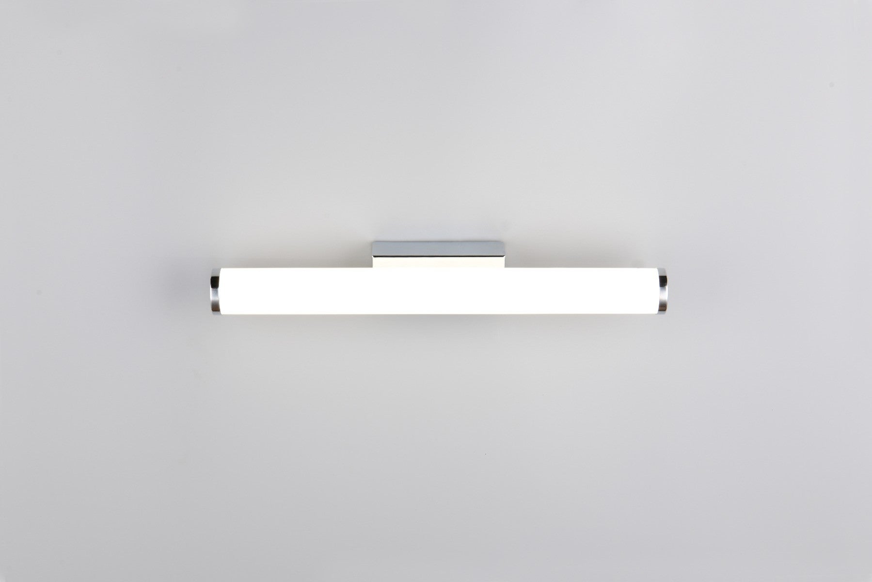 Kinkiet ścienny Mattimo biały chromowany LED 4W 4000K 500lm nad lustro z włącznikiem wym: 5 x 40 cm szkło IP44 Trio - 3
