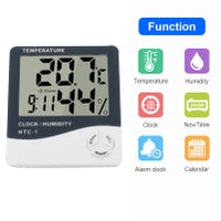 Higrómetro Y Termómetro Digital - Pantalla Temperatura/humedad En Tiempo Real, Rango -20°C A 60°C, Pronóstico Del Tiempo, Pequeño Y Portátil