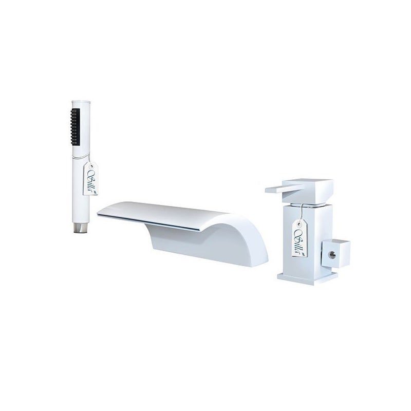 SILLA BATERIA WANNOWA CASCADE 3-OTWOROWA S-1006 BIAŁA