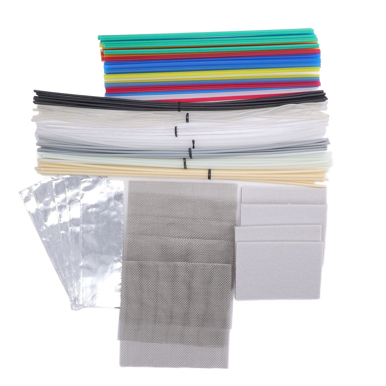 50 Bâtons De Soudure Plastique ABS – Kit De Réparation Multicolore 23,7 Cm