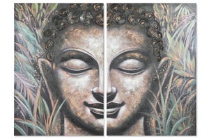 Declina Quadro Decorativo da Parete in Tela Zen, Motivo