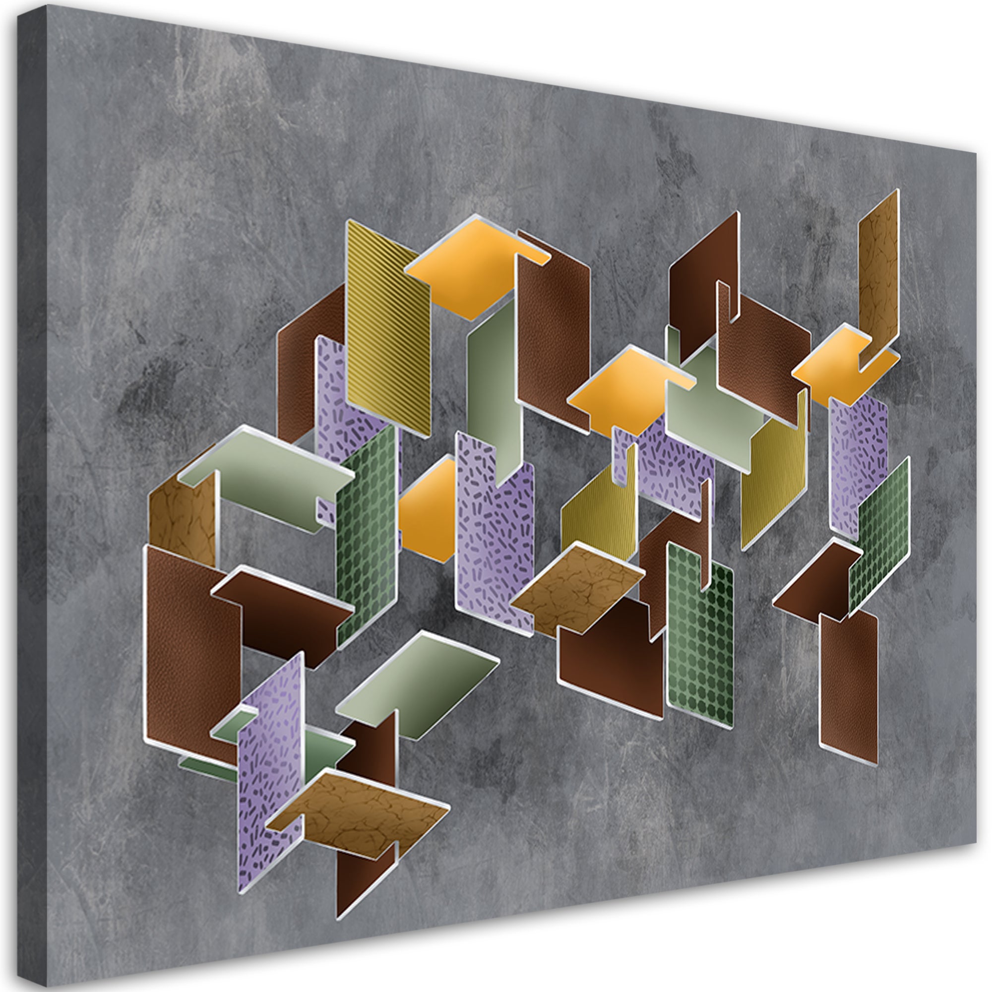 Obraz na płótnie, Puzzle 3D 120x80