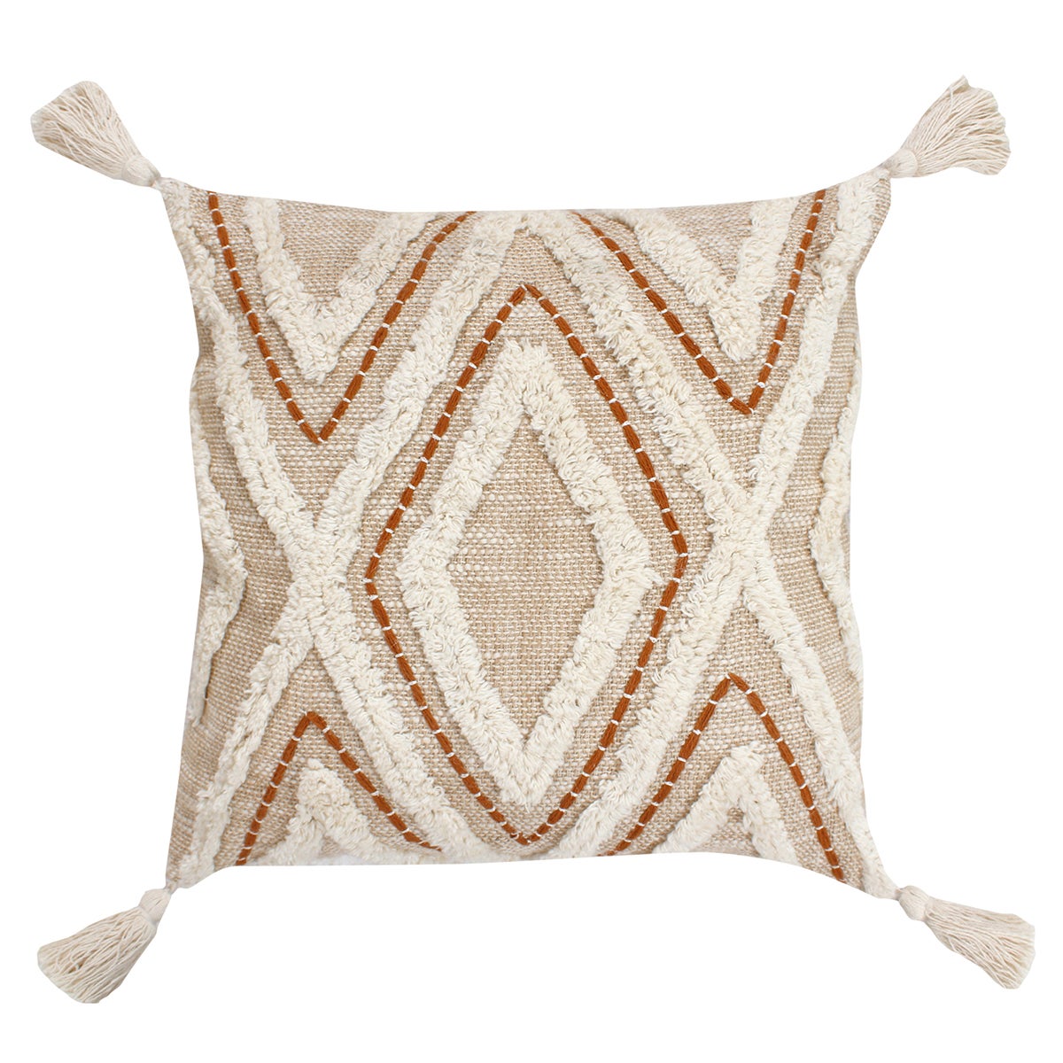 Origen home decor - cojín textil hogar | cojines y caminos blanco - 12x45x45 cm