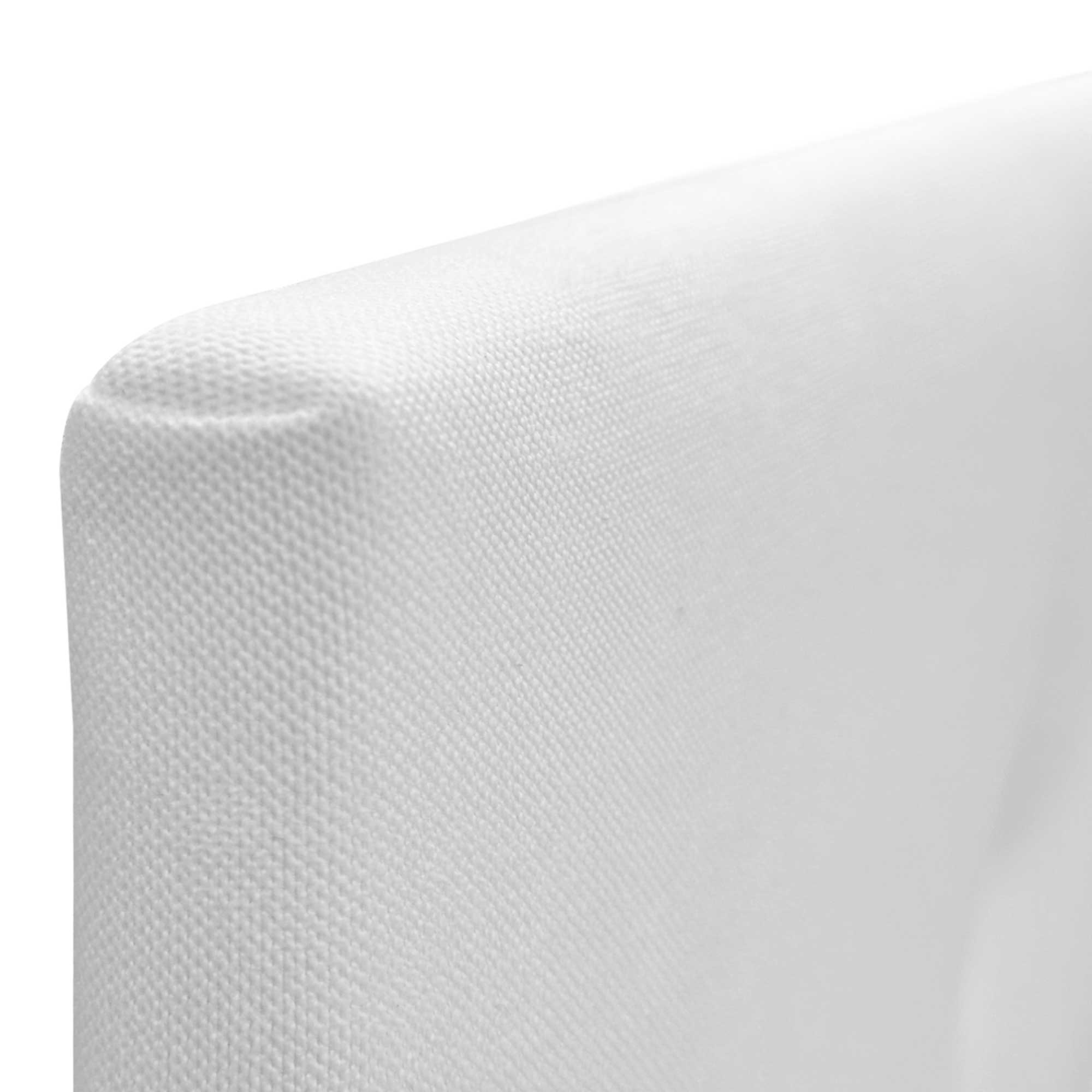 DHOME Cabecero de Tela AQUALINE Liso cabeceros Cabezal tapizado Cama Lujo (Tela Blanco, 135cm (Camas 120/135/140)) - 5