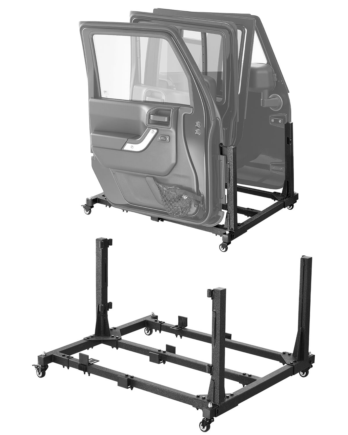 Jeep Drzwi Wózek do przechowywania dla Jeep Wrangler JK JKU JL Gladiator VEVOR