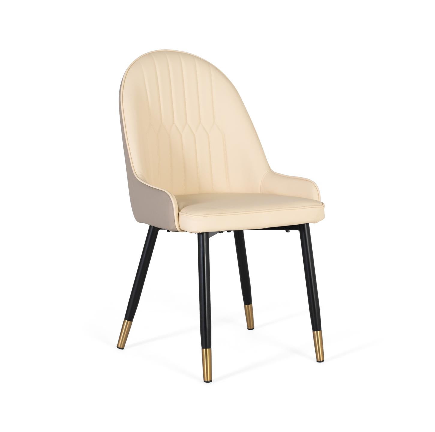 Krzesło tapicerowane PU 50 cm, styl współczesny - 91x49x57 GYC