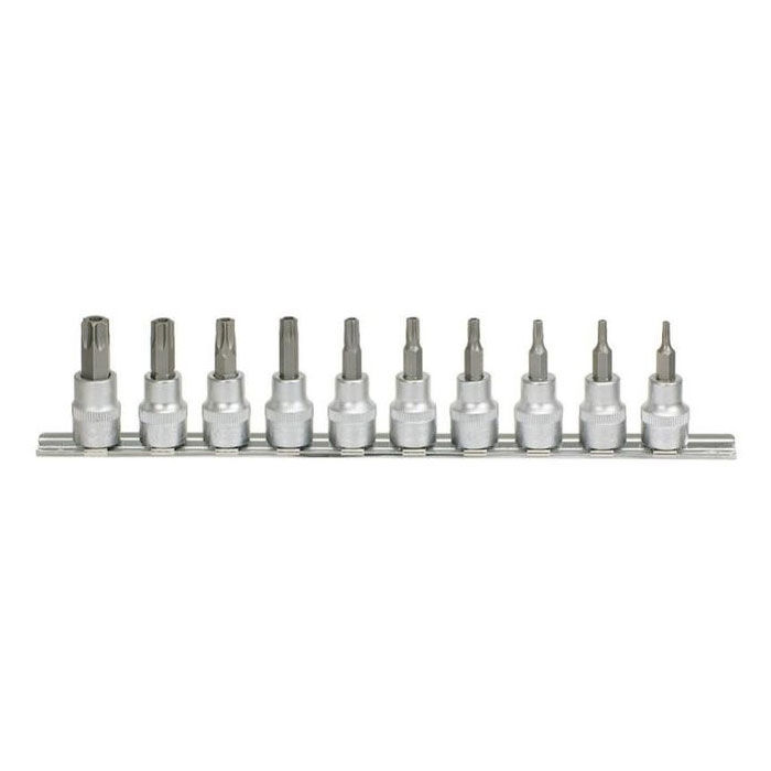 KS Tools 922.1870 Rail Of 6 Screwdriver Sockets XZN 55 Mm 1/2" M5 - M14