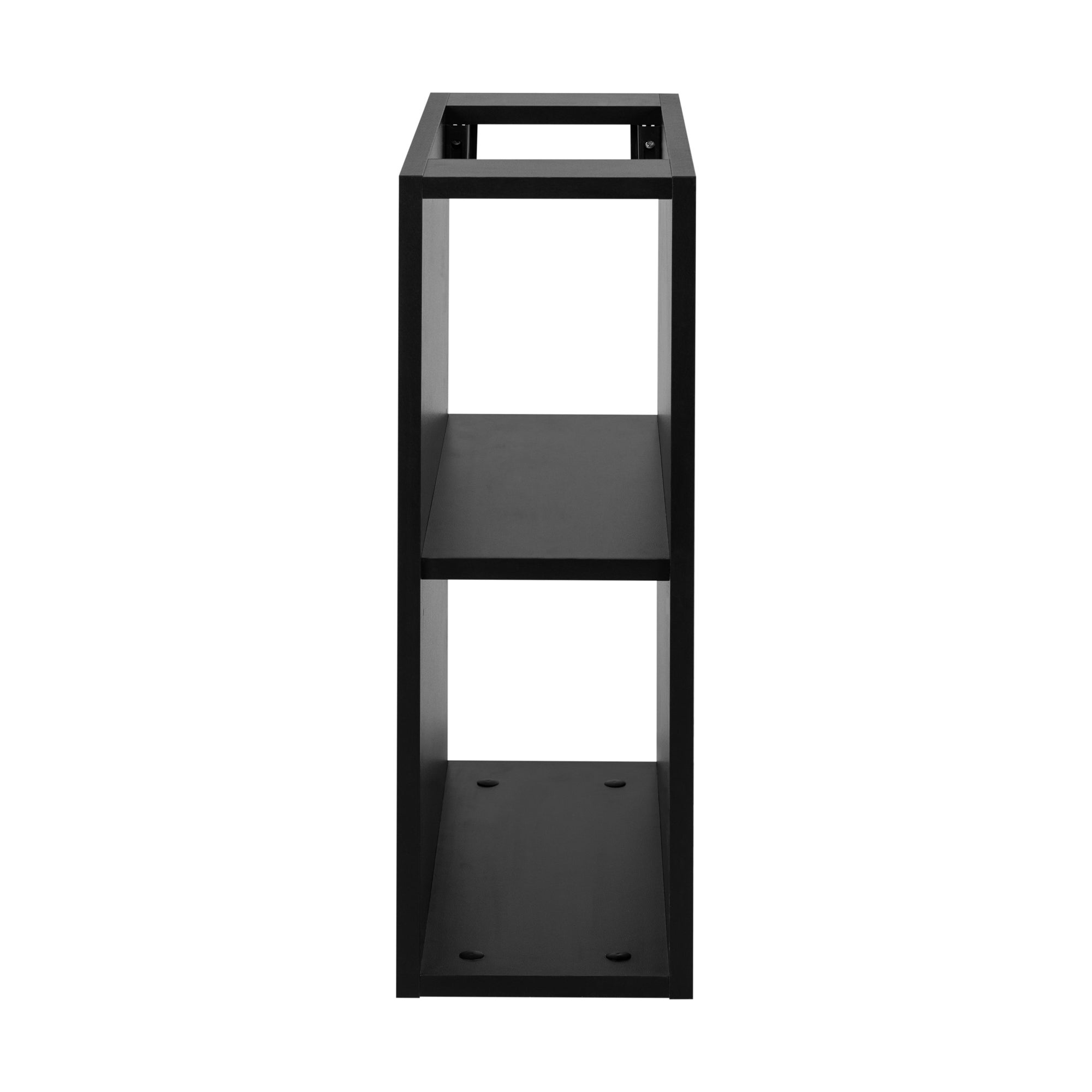 Zestaw łazienkowy FLOW 100 cm dąb craft czarny z regałami blat w zestawie - 8