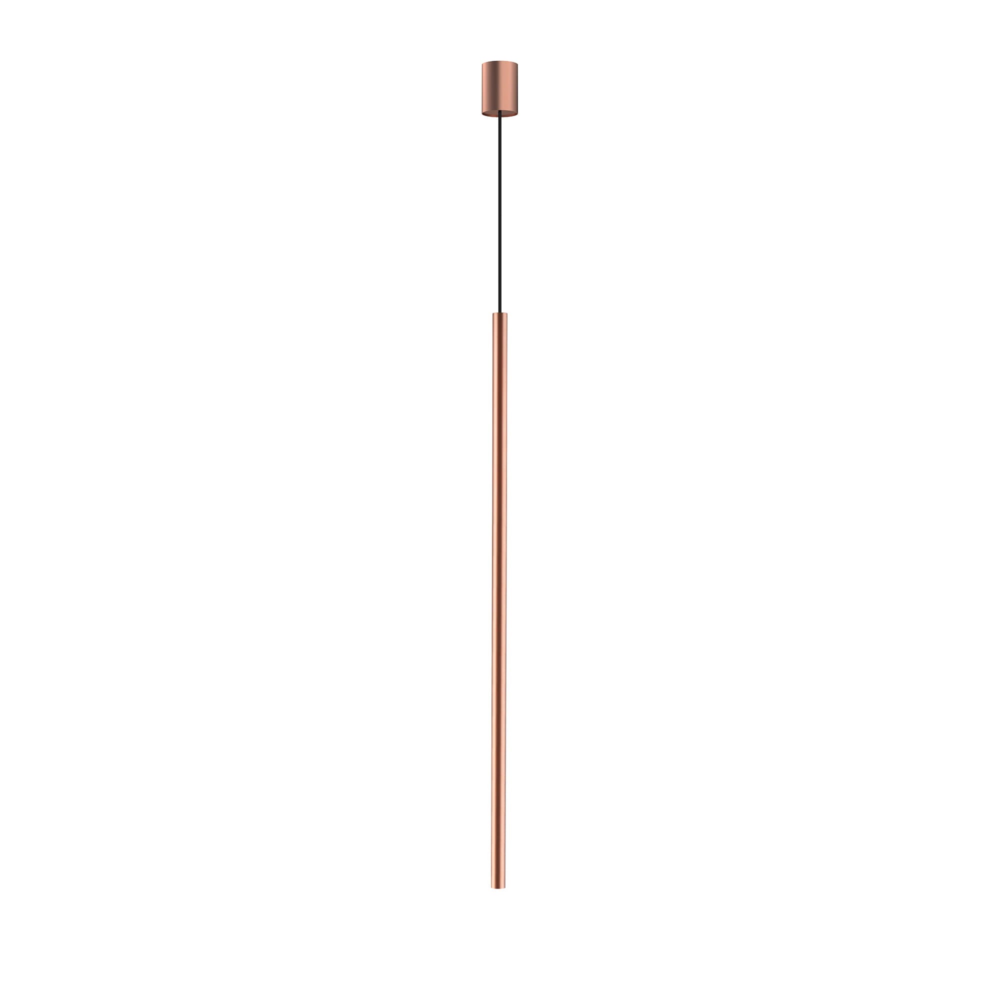 Lampa wisząca Laser satynowa miedź 1xG9x10W wym: 205 x 5,5 cm metal Nowodvorski Lighting