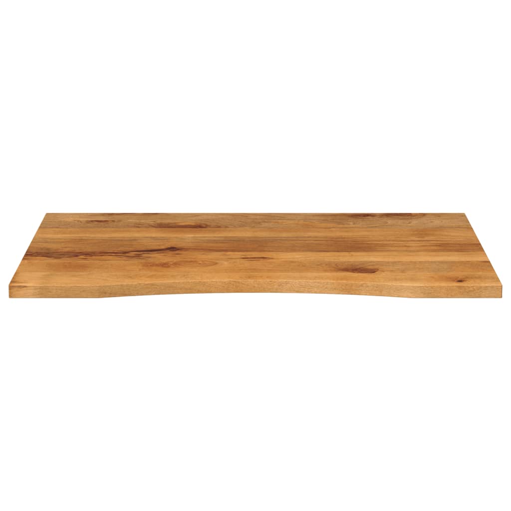 Maison Exclusive - Dessus de bureau avec courbe 100x80x2,5 cm manguier massif brut - 3