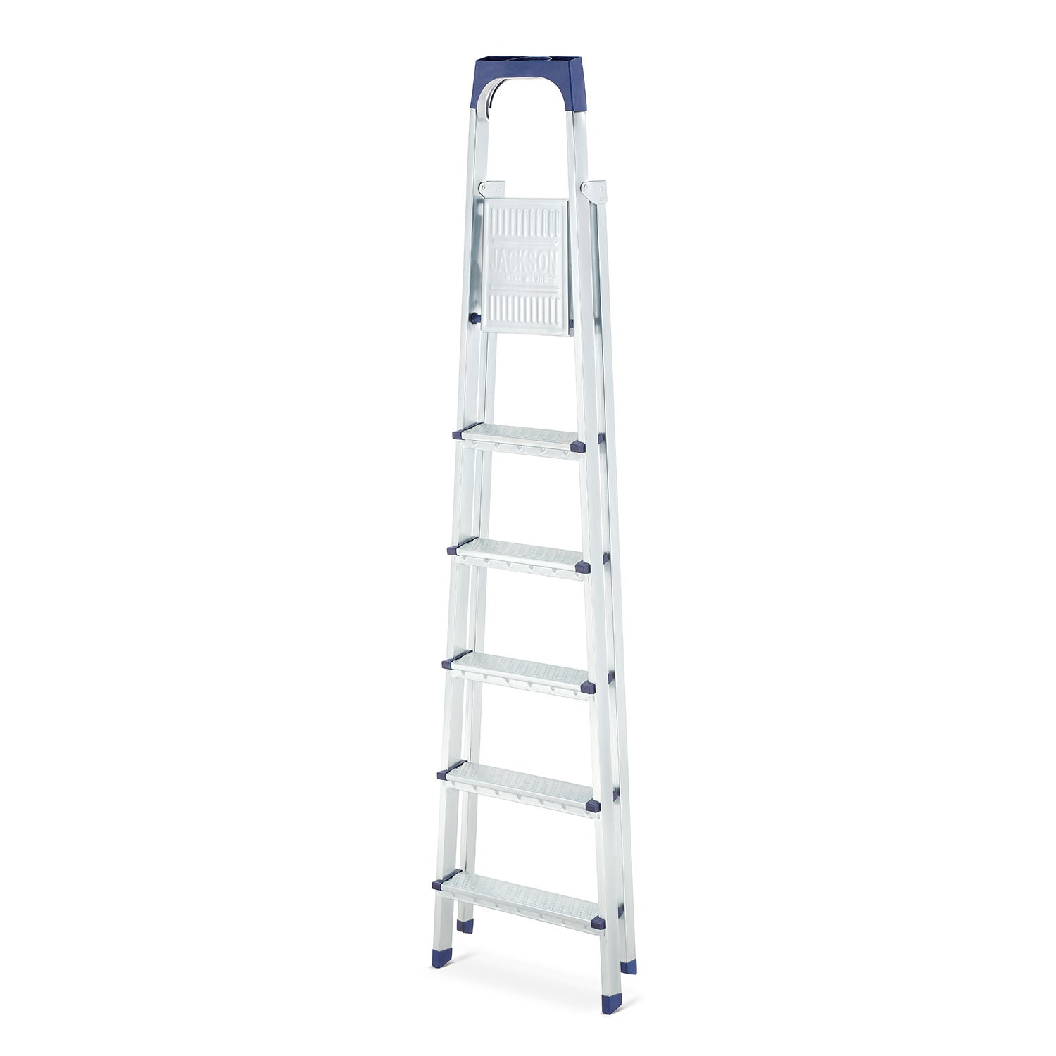 Drabina stalowa metalowa domowa schodki HIGHER 6 stopni 125kg - 3