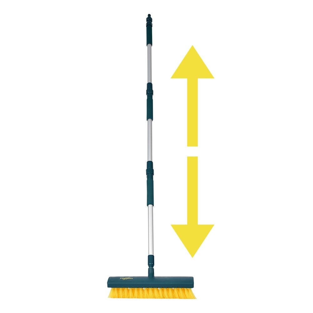 Balai Brosse à Jets JET BROSSE - GARDIREX | Manche Ajustable, Raccord Tuyau, Nettoie et Rince Terrasses et Extérieurs - 4