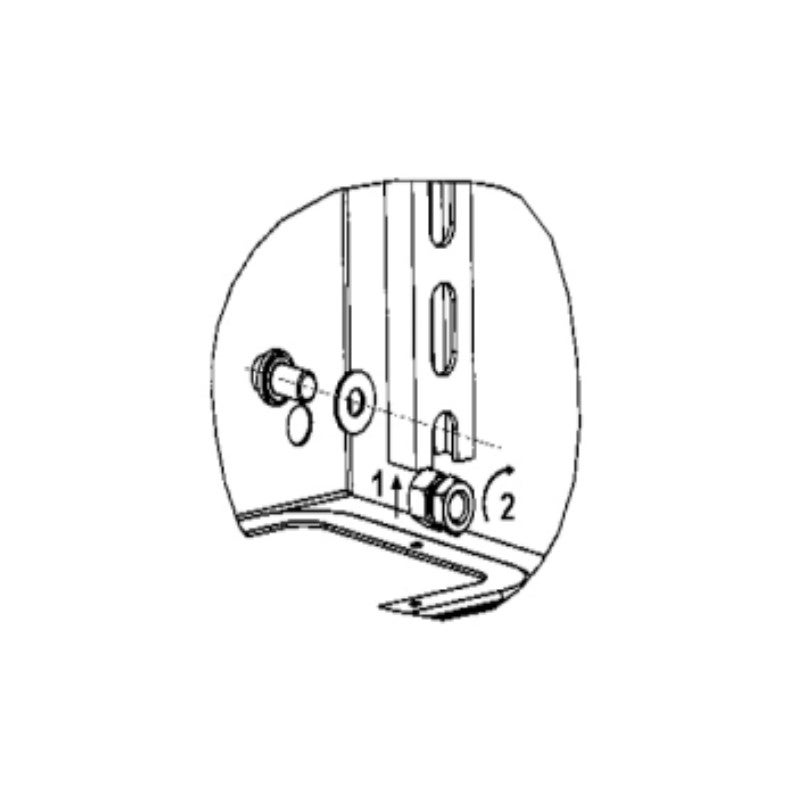 Châssis DIN Spacial S3X - Symétrique - 4 Rails profilés - H300xL300mm - 2