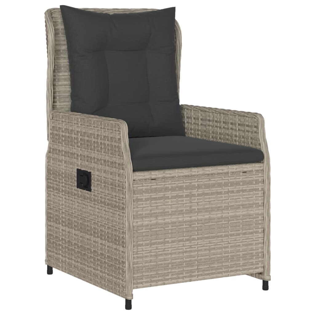 Salon bas de jardin en Rattan synthétique Gris 2 personnes - 4