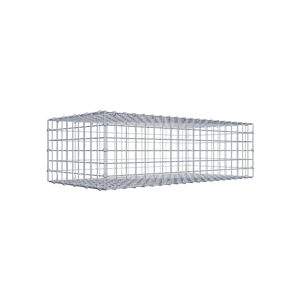 Aiuola Rialzata Rotonda Gabiona Per Gabbioni – 50x62 Cm, Vaso In Pietra Per Giardino, Maglia 5x10 Cm, Zincato