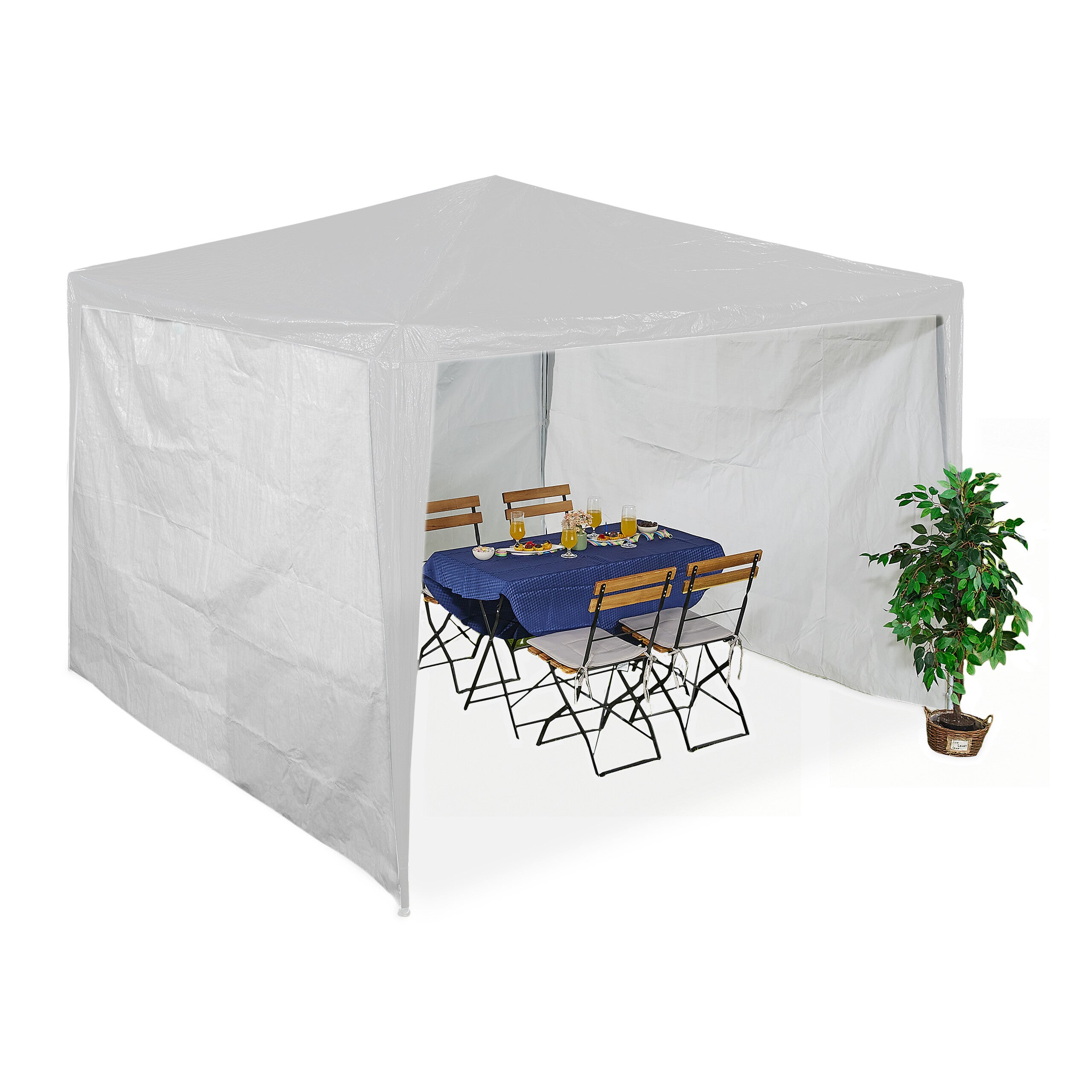 Relaxdays Tende, HxL 245x135 cm, Set Doppio, Oscuranti & Opache, Camera da Letto & Salotto, in Stoffa con Anelli, Grigie