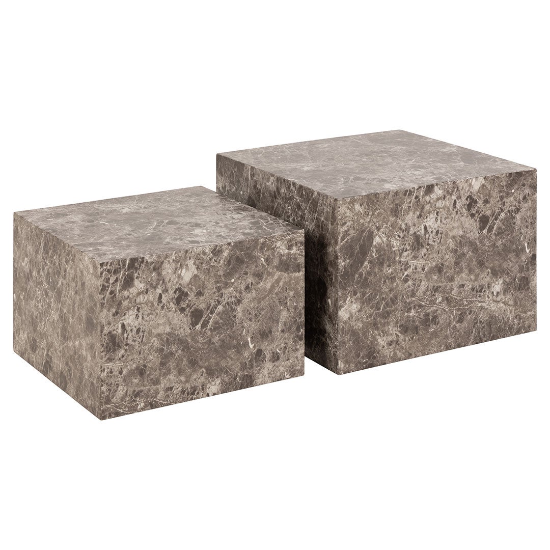 Dice stolik kawowy brązowy.