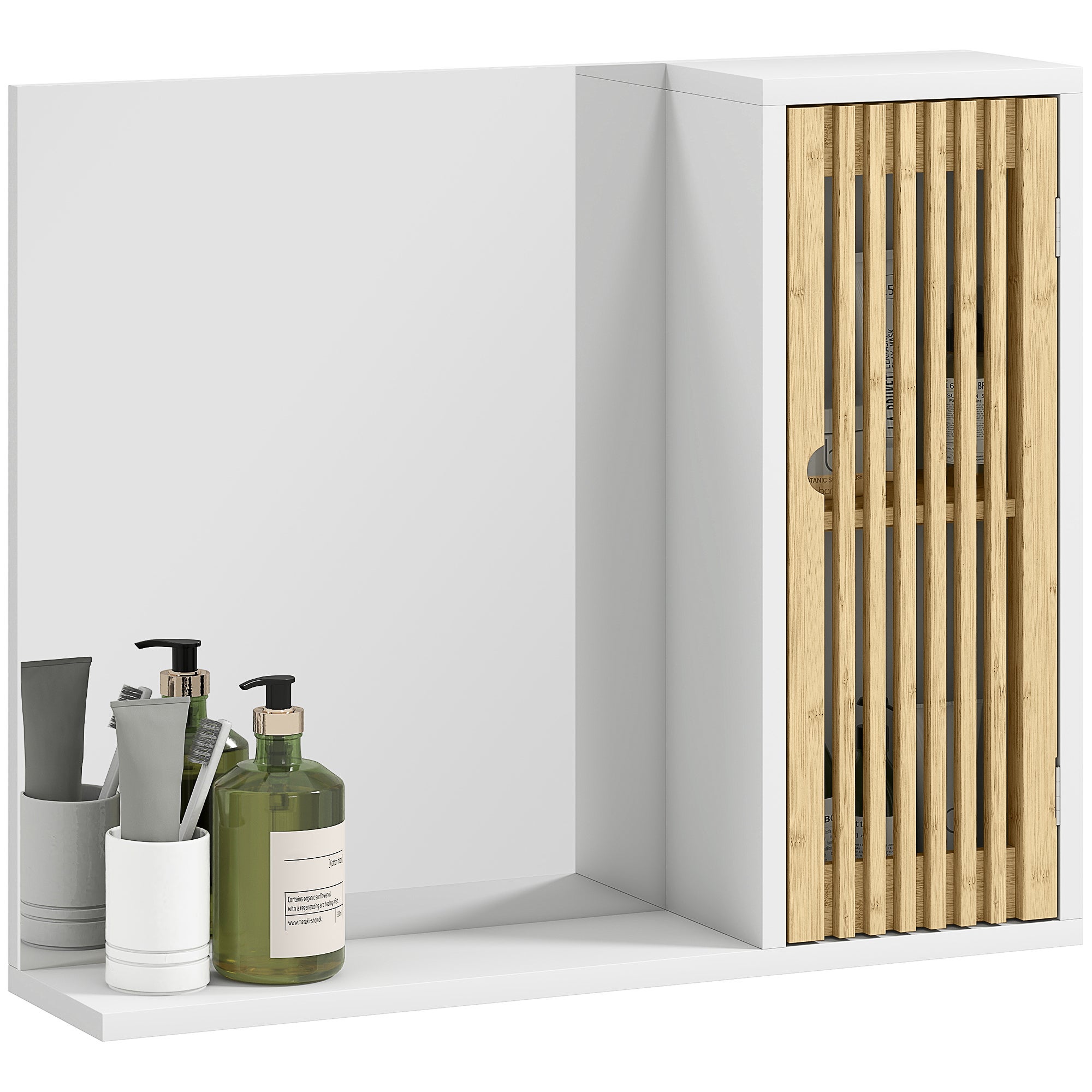 Miroir Mural Salle De Bain - Argenté - 60x45 Cm - Sans Marque - Léger éclat