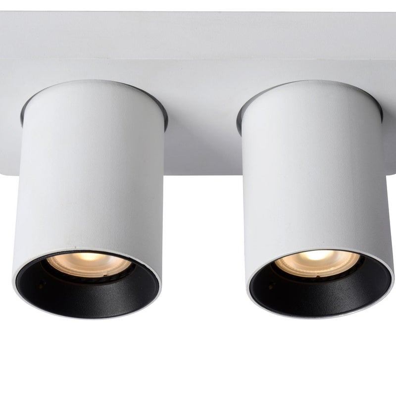 Reflektor sufitowy Spot NIGIEL biały 2xGU10x5W wym: 12 x 20 x 10 cm IP20 Lucide