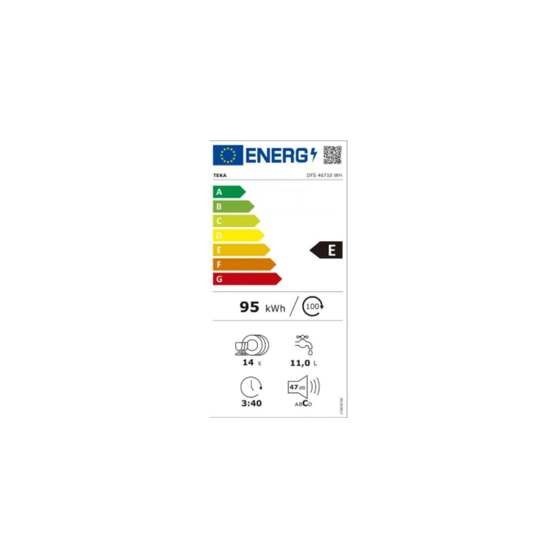 Lave-vaisselle Teka DFS46710 Blanc (60 cm) - 3