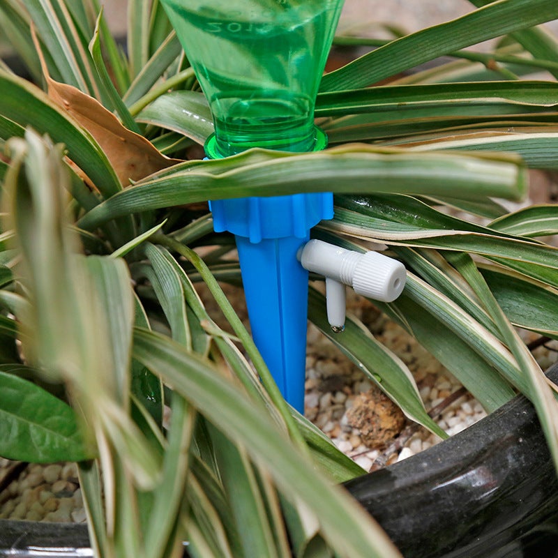 12pcs Goutte à Goutte Bouteille Irrigation Goutte à Goutte Bouteille Arroseur Automatique Plantes Arrosage Goutte a Goutte avec Vannes - 2