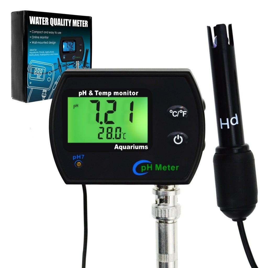 Testeur 2-en-1 pH & Température – Électrode Remplaçable BNC, Pour ...