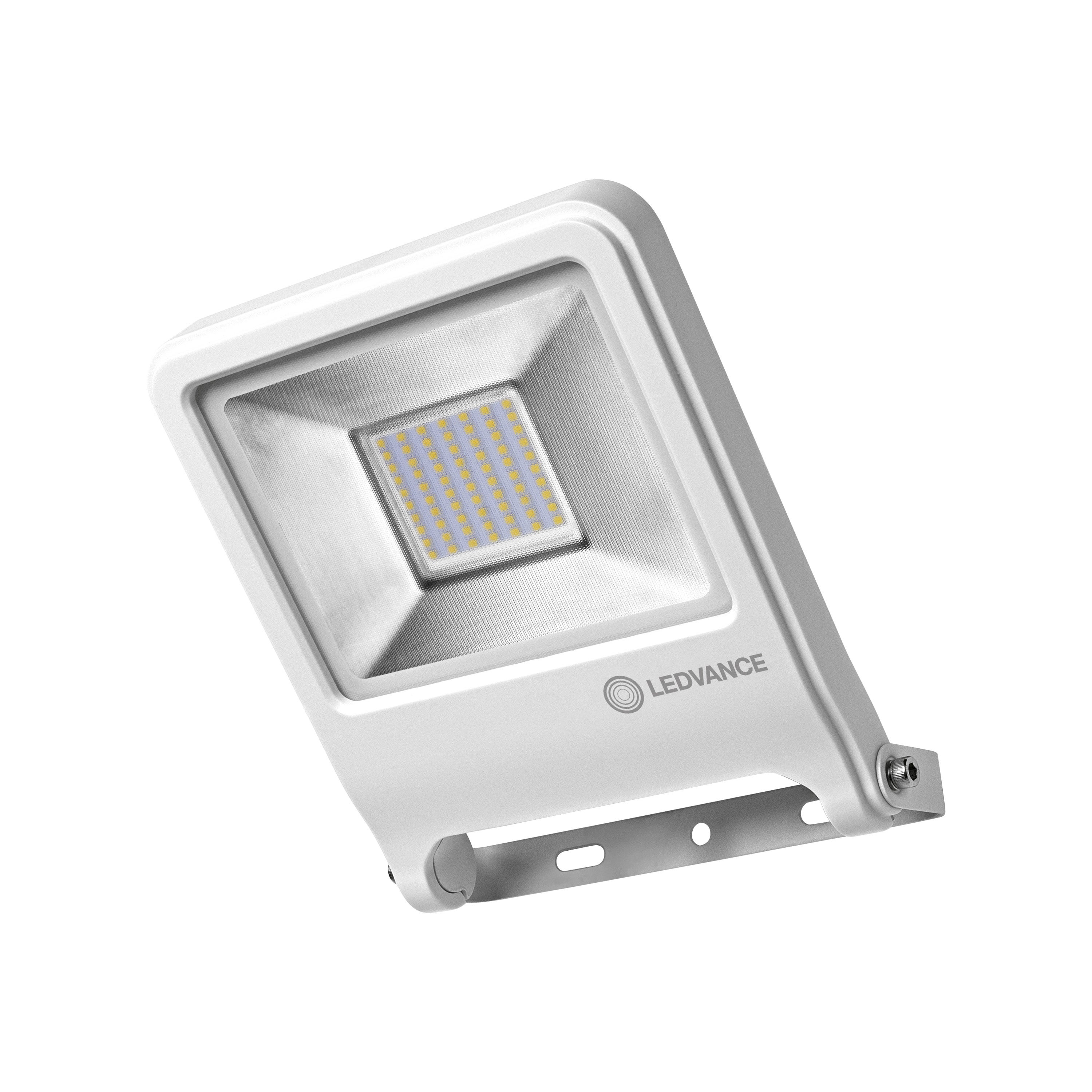LEDVANCE Projecteur extérieur LED - 50 W - 4000 lm - IP65 - Aluminium - Blanc - 3