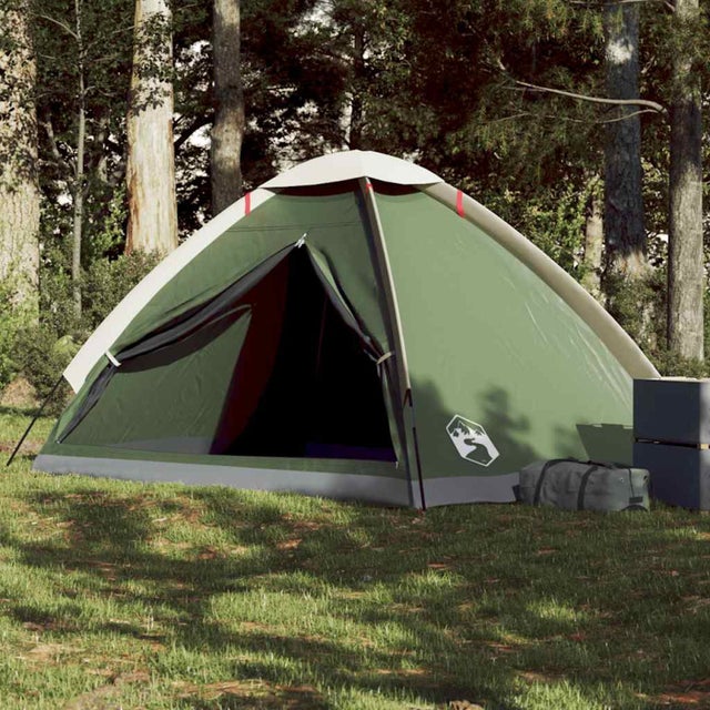 Tenda da Campeggio a Cupola Impermeabile per 4 Persone - Verde