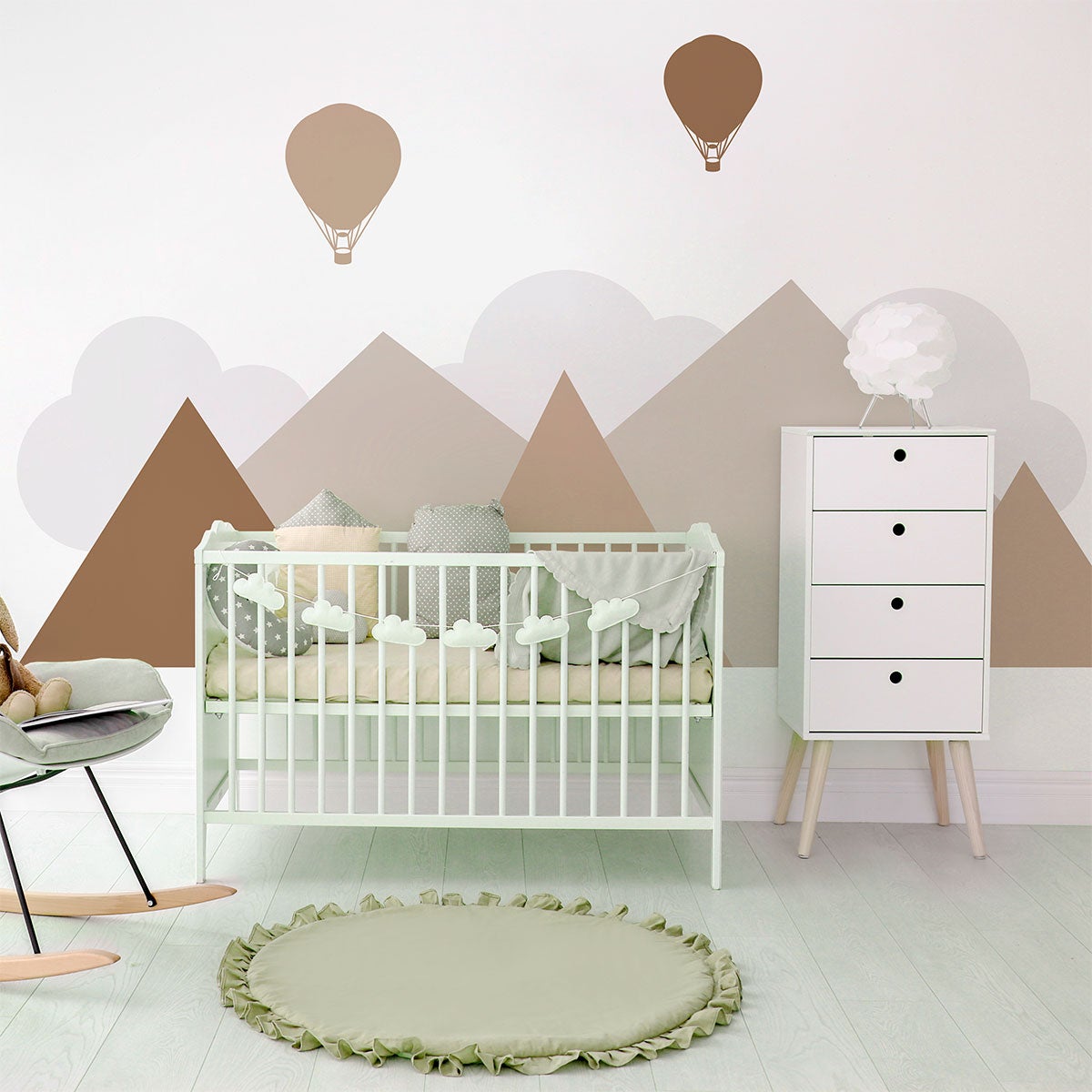 Adesivo bambino giganti montagne scandinave Malmö - Sticker adesivo - adesivi murali - 120x160cm - 5