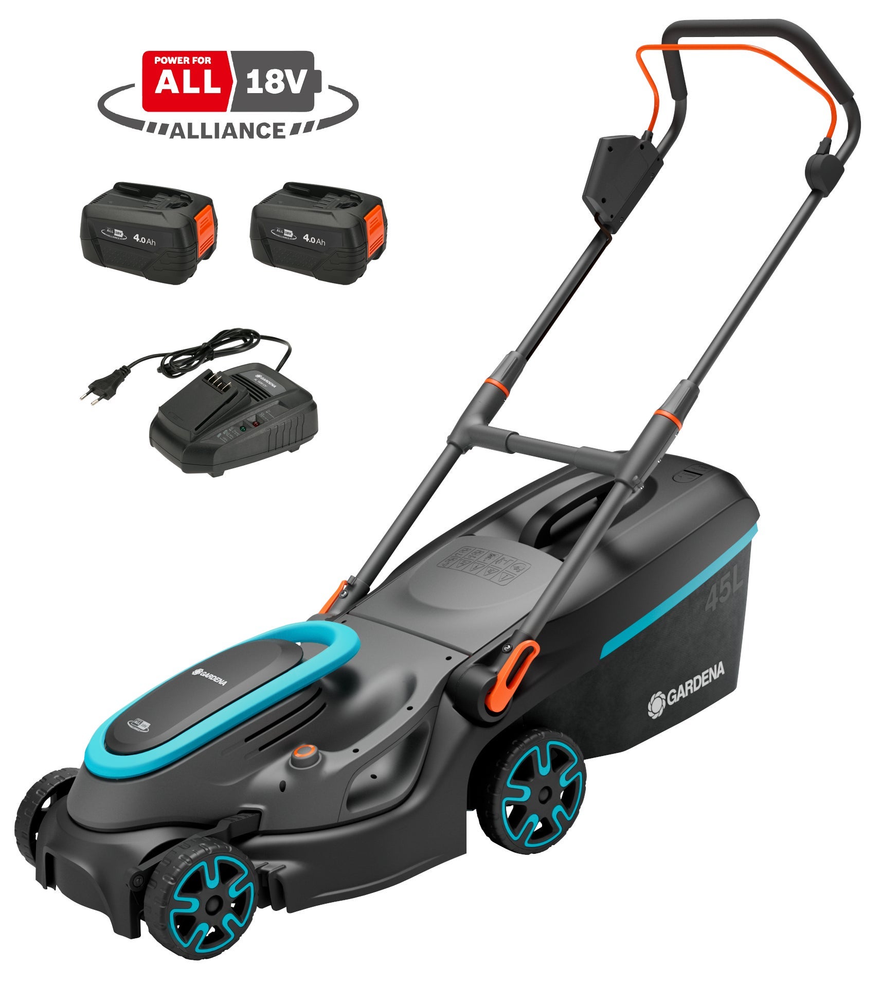 Makita DLM462Z - Tondeuse Auto-Tractée 36V - Largeur Coupe 46cm - Sans Fil - Batterie Non Incluse