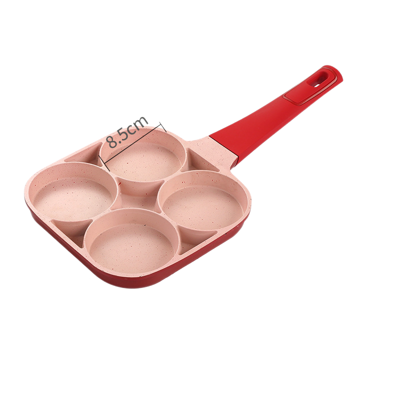Poêle grill antiadhésive avec poignée pliable pour viande, poisson et