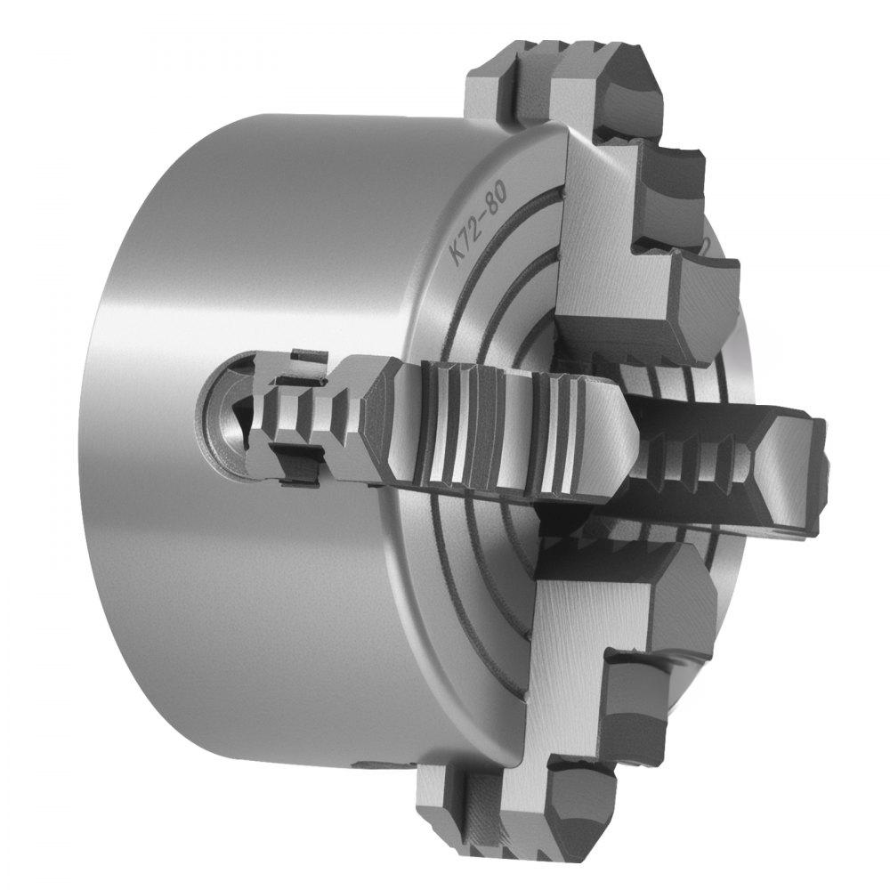 MORSETTO autoserrante autocentrante da 80 mm con 3 griffe per torni e fresatrici TEKMAQUINAS - 2