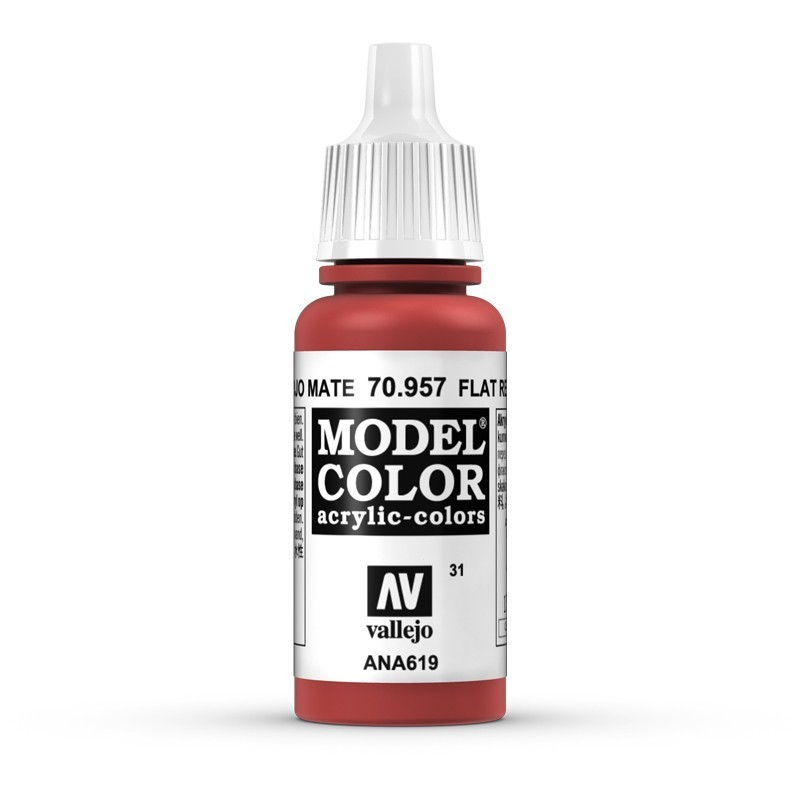 Model Color Pintura Acrílica Mate 17 Ml (957 Rojo Mate ANA619) | Leroy ...
