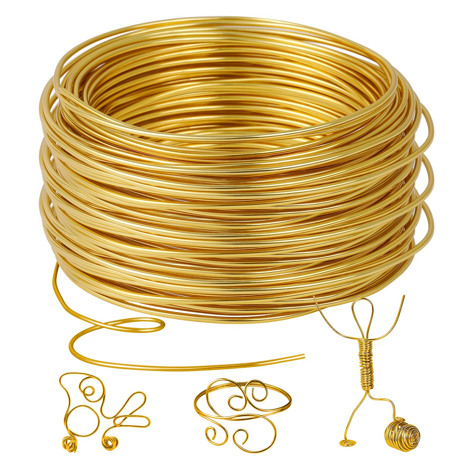 NVIYAM Filo Alluminio 1mm X 30m - Modellabile Per Bigiotteria E Artigianato - Foto 6